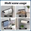 Aheucndg Under Cabinet Paper Towel Holder, Self Adhesive Wall Mount