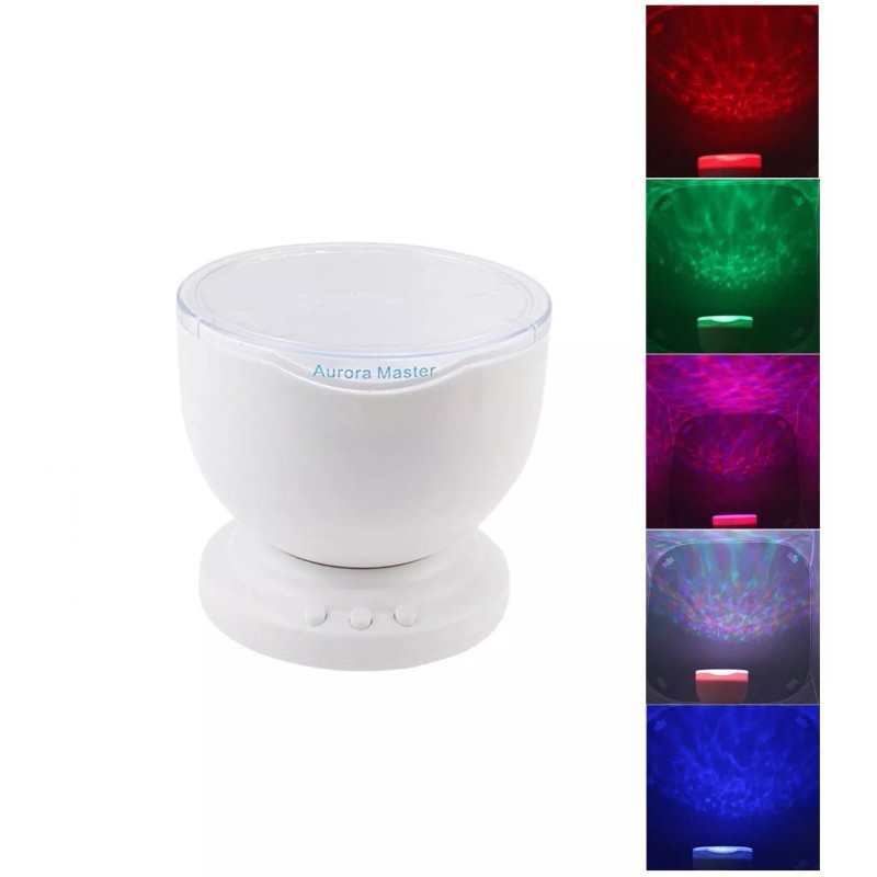 Master Aurora Master Projector Night Light Lamp with Speaker