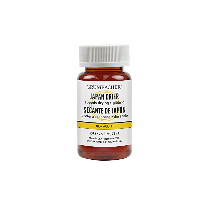 Grumbacher Japón más seco Mediana para Pinturas al óleo, 2