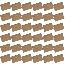 36 Pack Brown Envelopes 6"x4" with Button and String Closure, String Tie Craft Envelopes, Decorative Vintage Envelopes Pockets for Letters Postcard Greeting Card Invitations (36)
