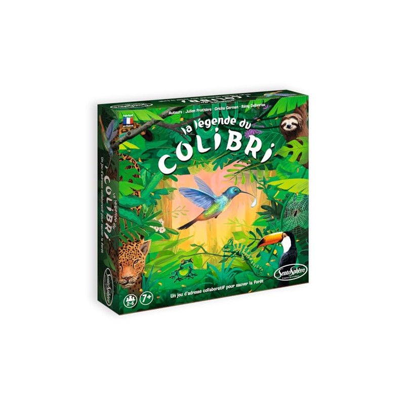 Sentosphère La Legende du Hummingbird Family Game, Green