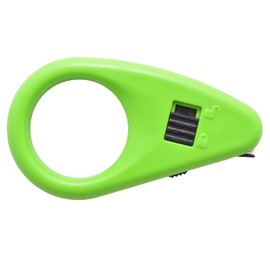 Westcott Compact Fixed Box Opener (16473), uses Slice Ceramic Blades, Green, 2.25 inches