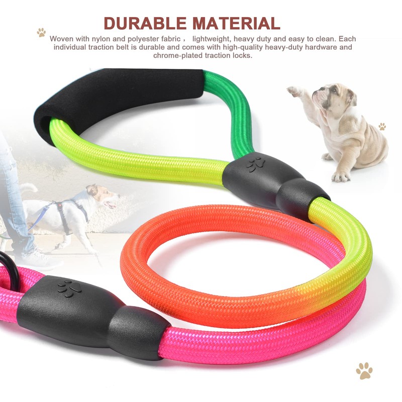 3 Way Dog Leash, 75 Inch Dog Leash Detachable 360