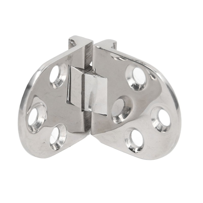 4PCS Door Hinge with Mounting Holes 316 Stainless Steel Hinge