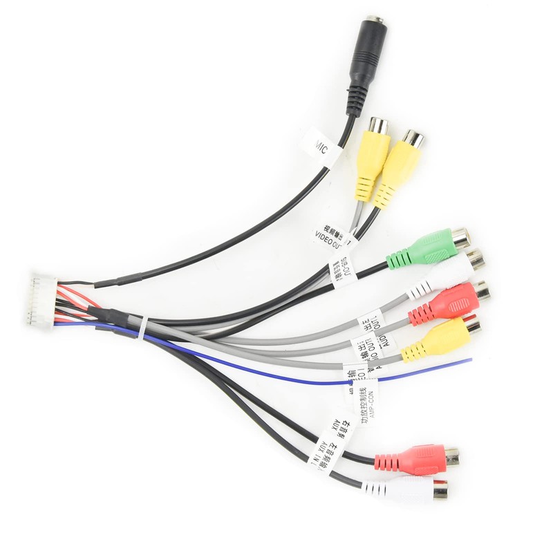 CAMECHO Stereo Radio RCA Radio Aux-In Output Cable Aux-In Cable