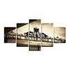 EgBert 5Pcs Frameless Liverpools You'Ll Never Walk Alone Canvas Pictures