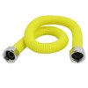 sourcingmap 0.5M Length 304 Stainless Steel Female Thread Flexible Gas