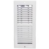 Sierra Grates 4" x 10" White Sidewall & Ceiling Register