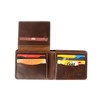 Wolfsohn Men's Leather Wallet, 12 Compartments, Hilfiger Wallet, Portrait Format,