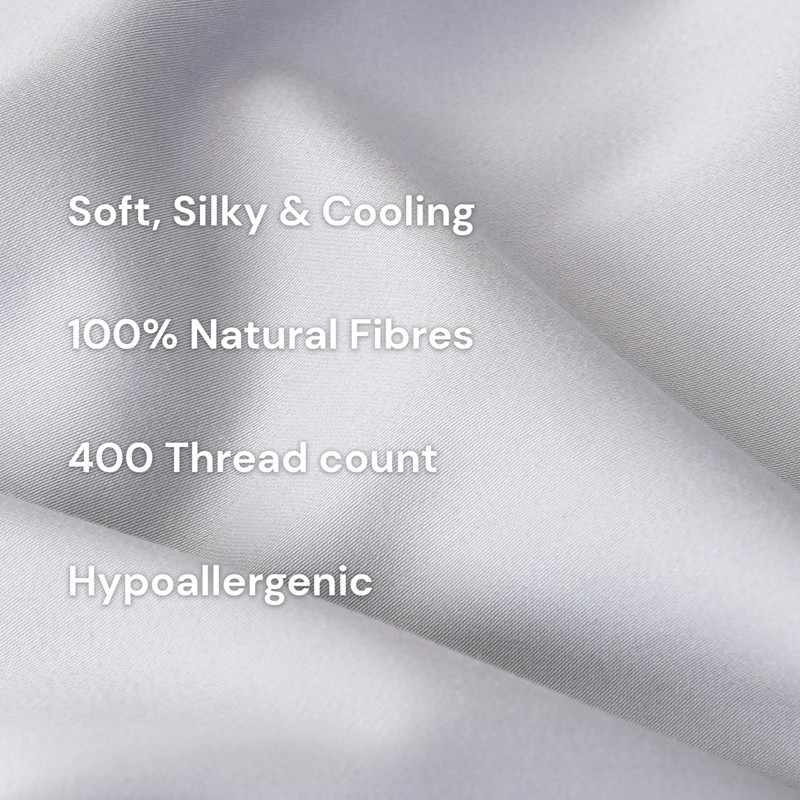 Sheet Story Bamboo Pillow Cases 2 Pack - 50x75cm Size