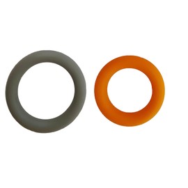 Generic 1/4"" 3/8'' O-Ring M22 Quick Connect Coupler Pressure Washer QD Colored (1/4''&3/8''(20+20) 40 Pcs （Orange+Grey） O-Rings