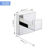 TURS Single Towel / Robe Hook Clothes Hooks For Bathroom