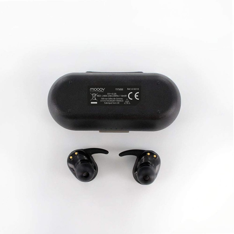 MOOOV 618310 Wireless Bluetooth Headphones with Charging Box