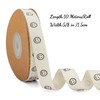FQTANJU Smiley Faces Cotton Ribbon 5/8 Inch x 10 Meters
