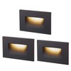 CLOUDY BAY 120V Dimmable LED Step Light,3000K Warm White 3W