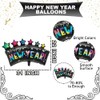 Happy New Year Balloons Set of 3 Rainbow Balloons New
