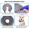 Inflatable Collar - Dog Collar, Adjustable Comfortable Protective Collar, Protective