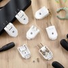 Flutesan 15 Pcs Extension Cord Replacement Plug 2 Prong 125V