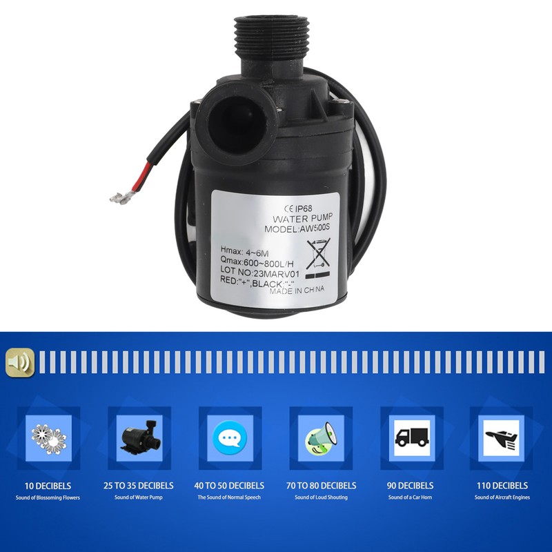 Submersible Water Pump IP68 Waterproof Low Noise Leak Free Threaded