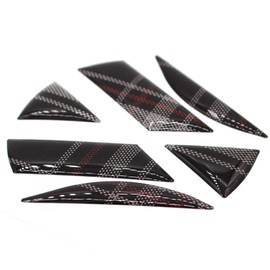 Finest-Folia DM001 DM002 3D Emblem Gel Sticker Front + Rear (Jacky Fabric Pattern)