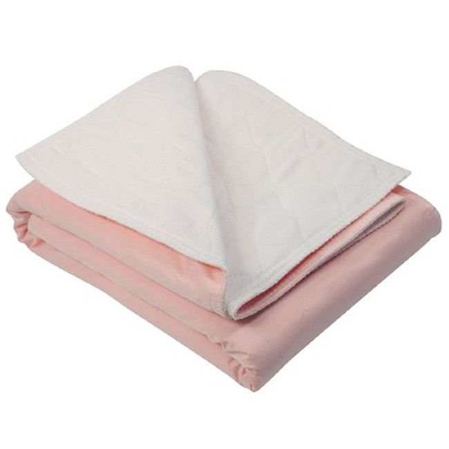 Waterproof Underpads, 4-Pack Washable and Reusable Bed Pads, 30" x 36" Pink Sheet and Mattress Protector with Highly Absorbant Fill Layer for Children or Adults Incontinence Protection