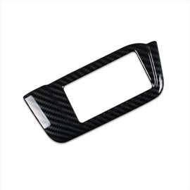 RQING for Honda CRV CR-V 2023 2024 2025 2026 Interior Headlight Lamp Switch Control Cover Trim Carbon Fiber Pattern