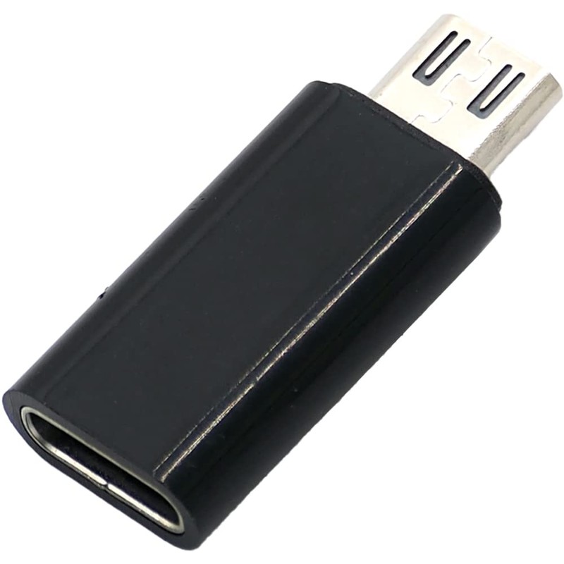 Audiofan type-C to MicroUSB Adapter Black Type-C Female to MicroUSB