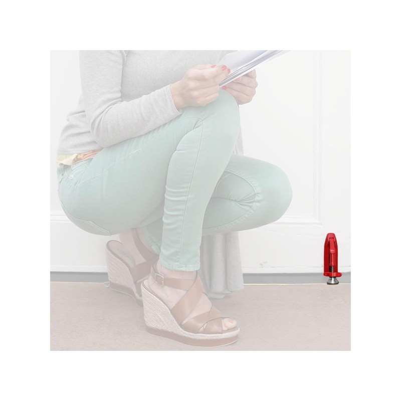 kh-security 370169 Break-in Protection Manual (DoorJammer, Red)