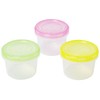 SankoPlastic Food Storage Containers, Everyday Pack, Round No. 2, Shallow