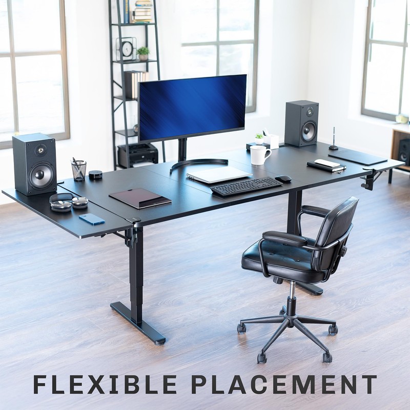 VIVO Clamp-on 36 x 12 inch Foldable Desk Extender, Wrist