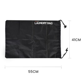Flightmode Travel Laundry Bag with Drawstring Closure, 2 Pieces Heavy Duty Laundry Bag Dirty Clothes Drawstring Bag with Water-Resistant Fabric for Laundromat, College, Travel, Camping (2 Pack)