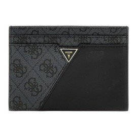 GUESS Card Holder Coal Logo, black, Elegant