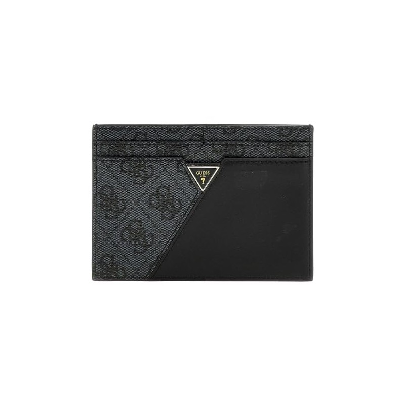 GUESS Card Holder Coal Logo, black, Elegant