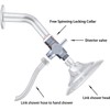 100% Solid Metal Shower Arm Diverter Valve for Hand Held