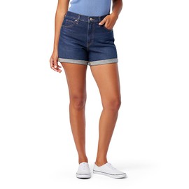 Levi Strauss Signature Gold Women's Heritage High Rise 3" Shorts (Available Size), Twilight Dusk, 26 Plus