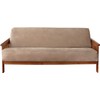 SureFit Home Décor Soft Suede Futon Slipcover, Polyester, Machine Washable,