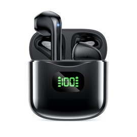 KTGEE Wireless Earbuds Bluetooth 5.3 Headphones, 40Hrs Playback Stereo Ear Buds, Charcoal