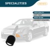 AKS KEYS Replacement for Ford Lincoln Mercury Mazda Transponder Key