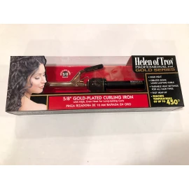 Helen Of Troy 5/8” Gold Plated Professional Series Curling Iron Even High Heat