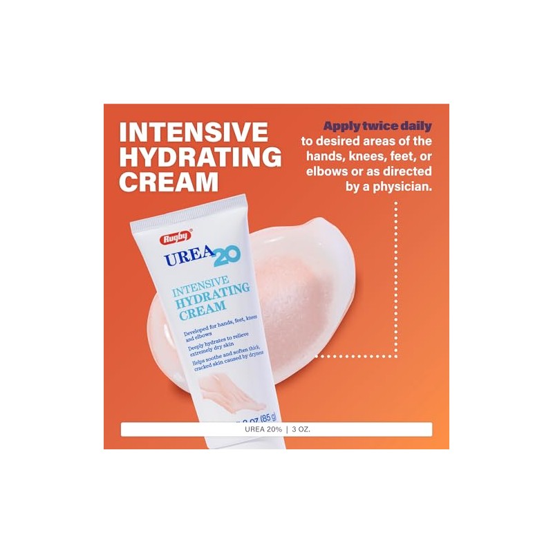 UREA 20 Intensive Hydrating Cream For Hands, Feet, knees and