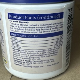 PetLab Co. Probiotics for all Dogs Gut Health Pork Flavor 30 Soft Chews - NEW