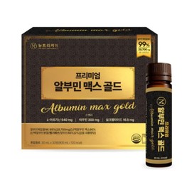 뉴트리케이 마시는 알부민 맥스 골드 특허원료 2종 30ml x 30병 1박스 Nutri-K Drinking Albumin Max Gold Patent Ingredient 2 Types 30ml x 30 Bottles 1 Box