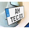TEICO Single part Germany cover plate car 2-line licence plate