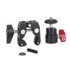 SZRIG Super Clamp with 1/4"-20 Mini Ball Hand for Camera