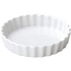 Tableware East White Round Pie Plate, 10 Inches (25.8 cm)