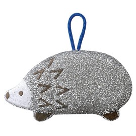 Decole Corporation AH-62532 Glitter Cleaning Sponge Hedgehog 5.9 x 3.3 x 1.4 inches (150 x 85 x 36 mm)