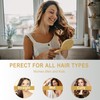 MRD MRD Hair brush, Natural Bamboo Paddle Detangling Hairbrush, Massage