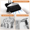 VOOWO Broom with Dustpan Combo Set, 46" Stainless Steel Broom