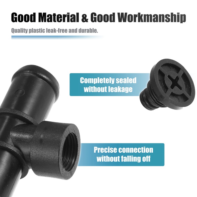 X AUTOHAUX 1 x car heater hose connector, T-piece 92500-AR000