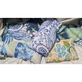 Handmade Heat Packs. Warm/Cold compress. MEDIUM; for aches, pains, sore muscles - Blue paisley